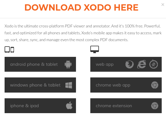 xodo reader for mac