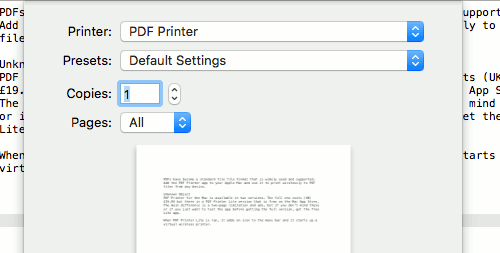 pdf printer download for mac